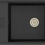 Zlew Kernau KGS D 6078 1B1D Deep Black + Gold Metallic
