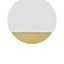 Okap Ciarko Design Eclipse White/Gold