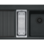 Zlew Franke MTG 651-100 onyx lewy ociekacz [114.0743.116] czarne elementy