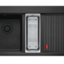 Zlew Franke MTG 651-100 onyx prawy ociekacz [114.0743.119] czarne elementy