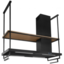 Okap Nortberg Metropolis Premium Wood Black Matt 150 cm