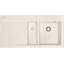 Zlew Franke MTK 651-100 kremowy [124.0379.863] prawy ociekacz