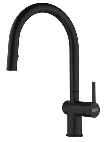 Bateria Franke Active J pull-out spray czarny mat - wyprzedaż ekspozycji