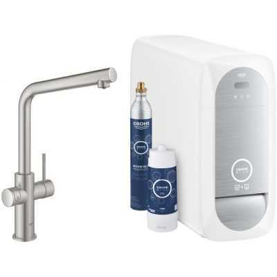 Zestaw Grohe Blue Stal Szlachetna 31454Dc1