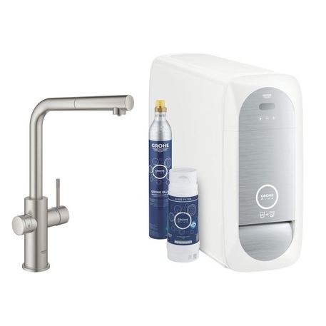 Zestaw Grohe Blue Stal Szlachetna 31539Dc0