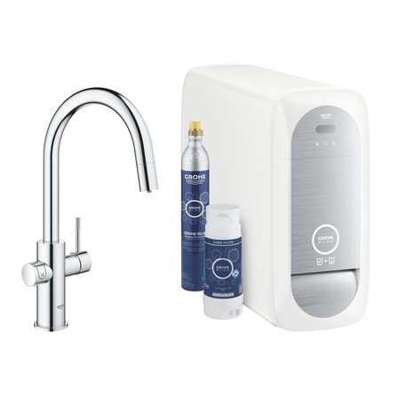 Zestaw Grohe Blue Home Super Steel 31541Dc0