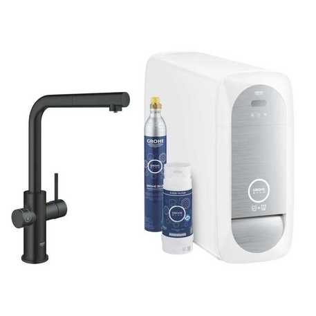 Zestaw Grohe L Blue Home aksamitna czerń 31539KS0