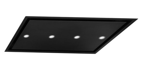 Okap sufitowy Nortberg Planet Super Slim Black Matt
