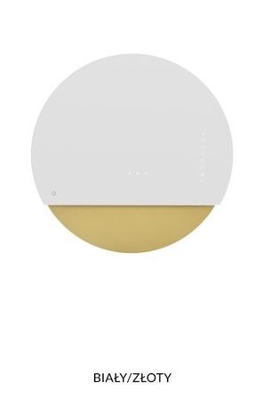 Okap Ciarko Design Eclipse White/Gold