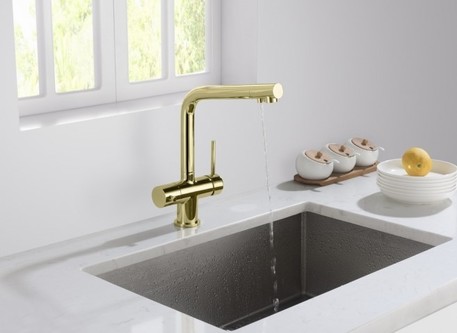 Bateria Blue Water Crystal złoty