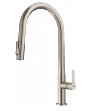Bateria Franke Maris Slim Clear Water J pull-out stal optyczna [120.0736.604