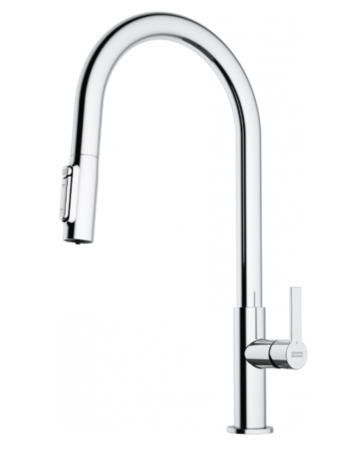 Bateria Franke Maris Slim Clear Water J pull-out chrom [120.0730.870]