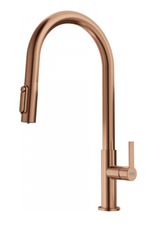 Bateria Franke Maris Slim Clear Water J pull-out miedź [120.0736.602]