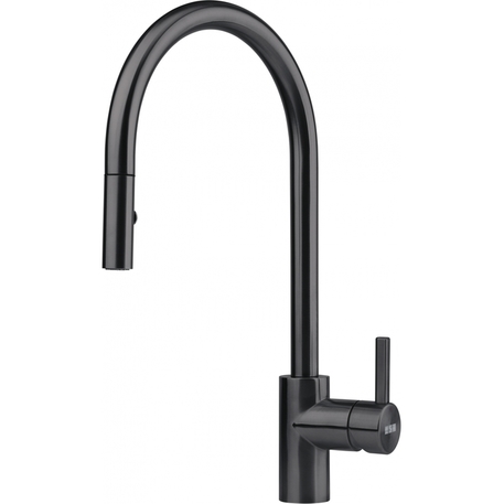 Bateria Franke Eos Neo pull-out spray czarna stal [115.0613.671]