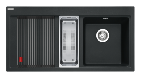 Zlew Franke MTG 651-100 onyx lewy ociekacz [114.0743.115]