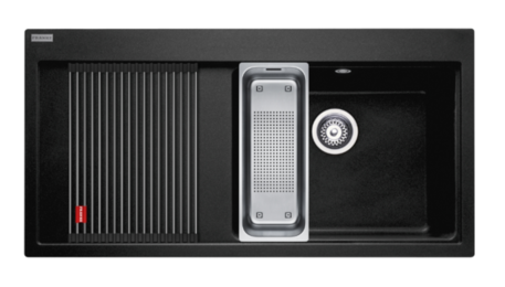 Zlew Franke MTG 611-100 onyx lewy ociekacz [114.0743.108]