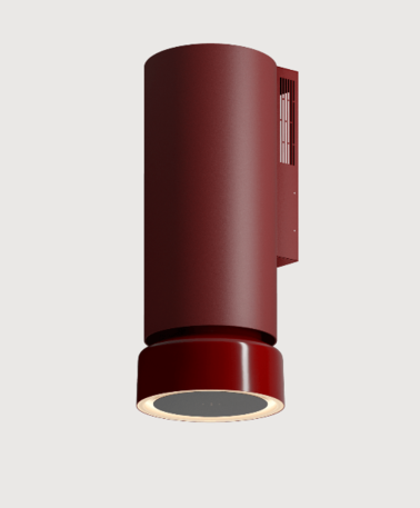 Okap Ciarko Design Fluo Burgundy / Burgundy Gloss przyścienny