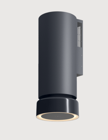 Okap Ciarko Design Fluo Anthracite / Anthracite Gloss przyścienny