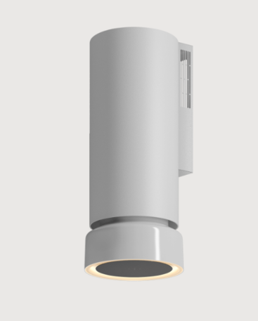 Okap Ciarko Design Fluo White / White Gloss przyścienny