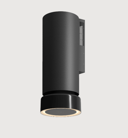 Okap Ciarko Design Fluo Black / Black Gloss przyścienny