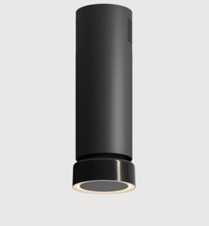 Okap Ciarko Design Fluo W Black / Black Gloss wyspowy