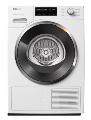Suszarka Miele TWL 680WP EcoSpeed&Steam&9kg Biały lotos