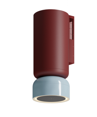Okap Ciarko Design Icon Burgundy / Baby Blue Gloss