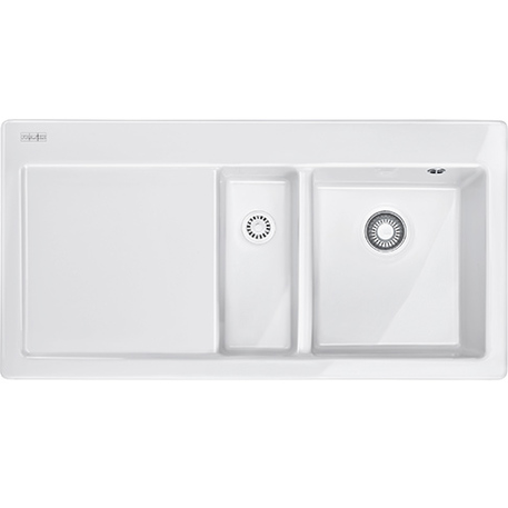Zlew Franke MTK 651-100 biały polarny [124.0379.861] prawy ociekacz